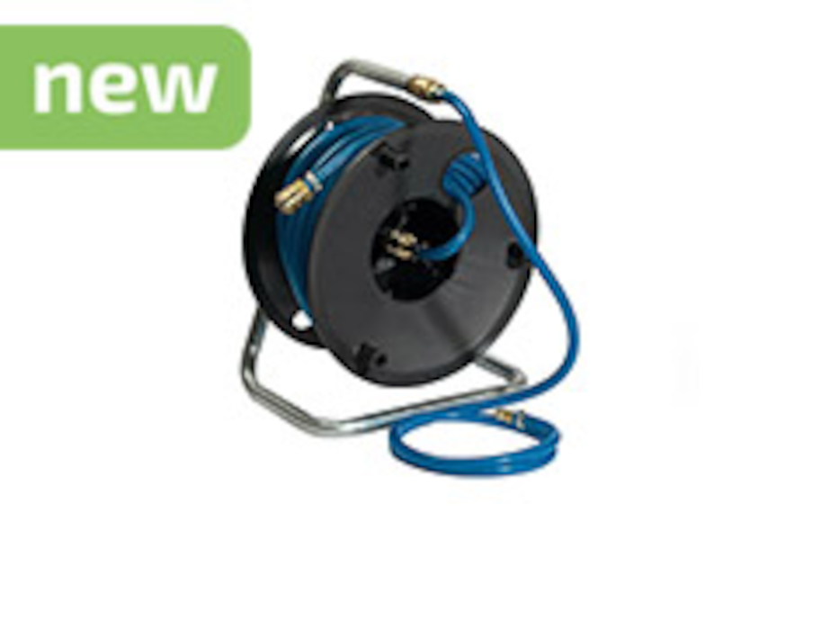 Przenośny zwijacz na bębnie do powietrza